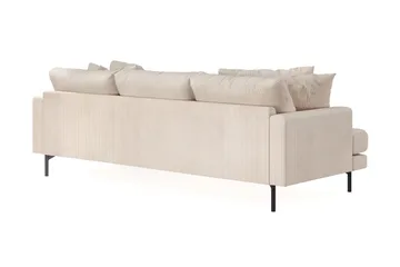 Menard 3-sits Högervänd L-formad Divansoffa i Manchester - Beige - Möbler - Vardagsrum - Soffor - Divansoffa & schäslong