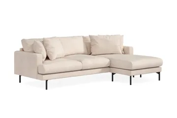 Menard 3-sits Högervänd L-formad Divansoffa i Manchester - Beige - Möbler - Vardagsrum - Soffor - Divansoffa & schäslong