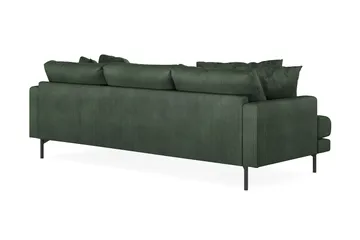 Menard 3-sits Högervänd L-formad Divansoffa i Manchester - Grön - Möbler - Vardagsrum - Soffor - Divansoffa & schäslong