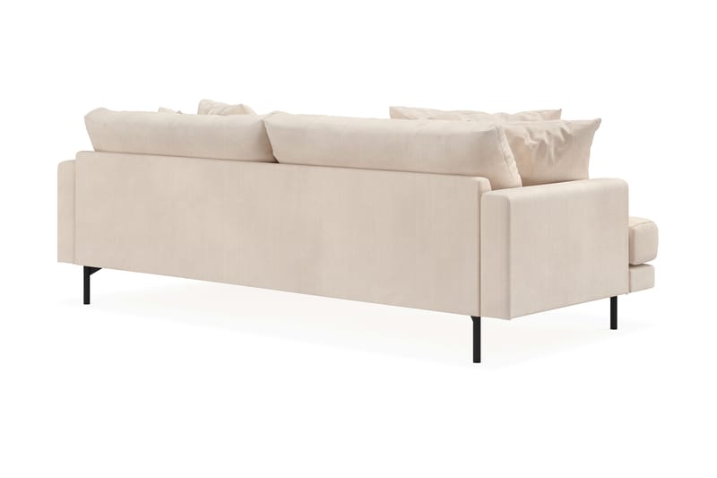 Menard 4-sits Högervänd L-formad Divansoffa i Manchester - Beige - Möbler - Vardagsrum - Soffor - Divansoffa & schäslong