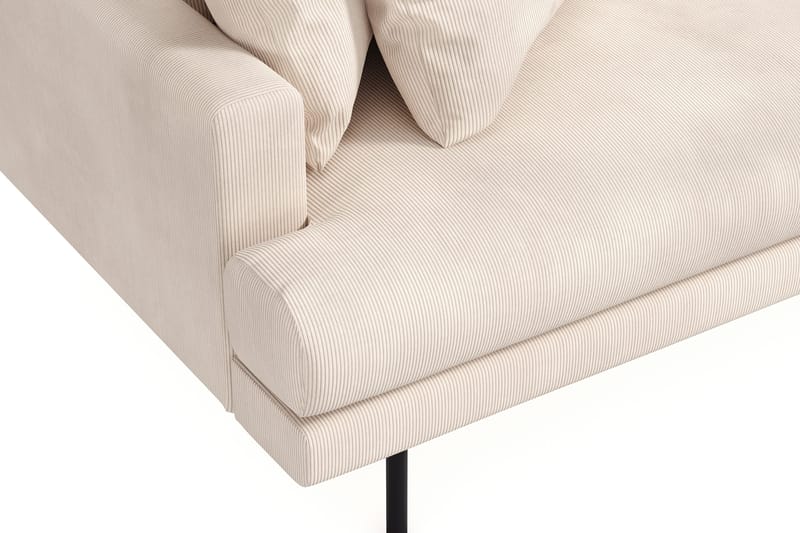 Menard 4-sits Högervänd L-formad Divansoffa i Manchester - Beige - Möbler - Vardagsrum - Soffor - Divansoffa & schäslong