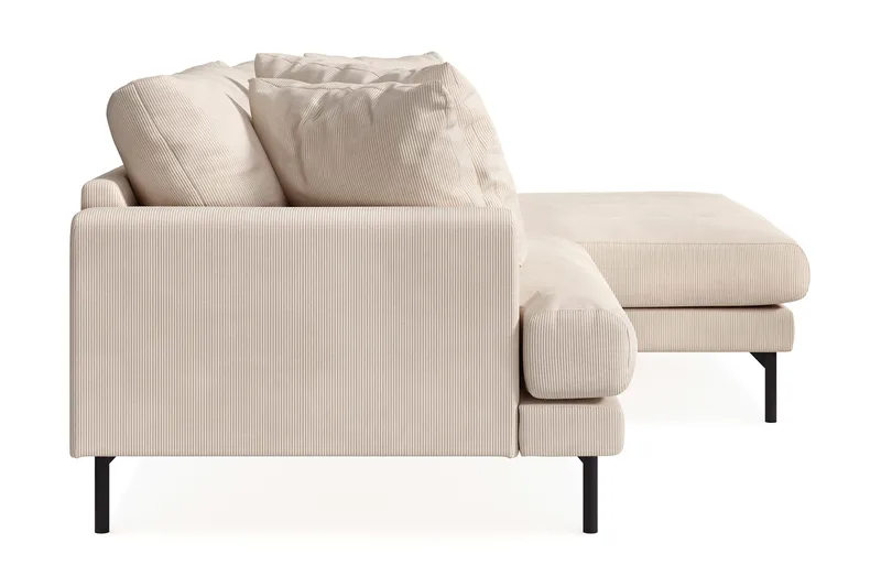 Menard 4-sits Högervänd L-formad Divansoffa i Manchester - Beige - Möbler - Vardagsrum - Soffor - Divansoffa & schäslong