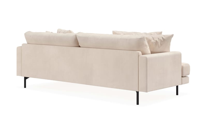 Menard 4-sits Högervänd L-formad Divansoffa i Manchester - Beige - Möbler - Vardagsrum - Soffor - Divansoffa & schäslong