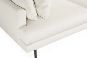 Menard 4-sits Högervänd L-formad Djup Schäslongsoffa i Bouclé - Vit - Möbler - Vardagsrum - Soffor - Divansoffa & schäslong