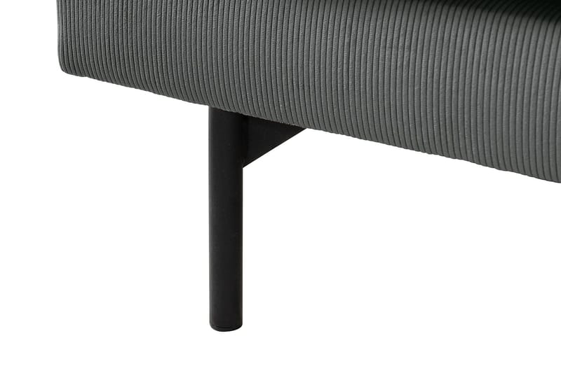 Menard 4-sits Högervänd L-formad Djup Schäslongsoffa i Manchester - Grå - Möbler - Vardagsrum - Soffor - Divansoffa & schäslong