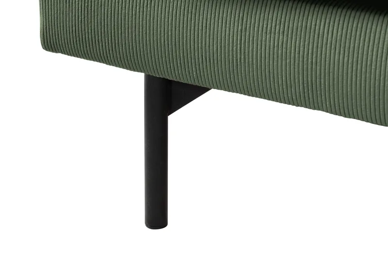 Menard 4-sits Högervänd L-formad Djup Schäslongsoffa i Manchester - Grön - Möbler - Vardagsrum - Soffor - Divansoffa & schäslong