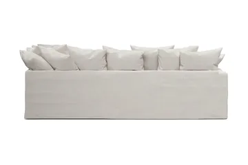 Menard 4-sits Högervänd L-formad Djup Schäslongsoffa i Tyg - Beige - Möbler - Vardagsrum - Soffor - Divansoffa & schäslong