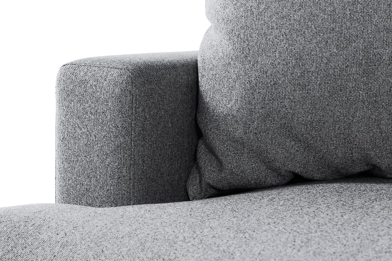 Menard 4-sits Högervänd L-formad Djup Schäslongsoffa i Tyg - Grå - Möbler - Vardagsrum - Soffor - Divansoffa & schäslong
