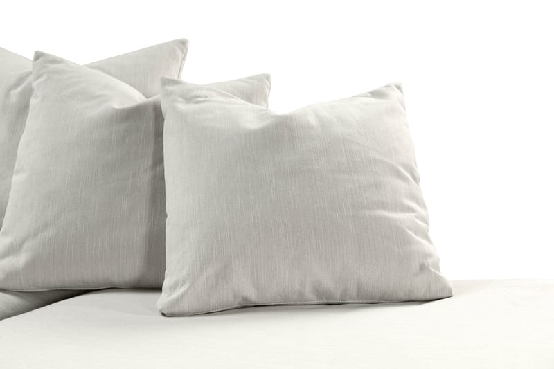 Menard 4-sits Högervänd L-formad Djup Schäslongsoffa i Tyg - Ljusgrå - Möbler - Vardagsrum - Soffor - Divansoffa & schäslong