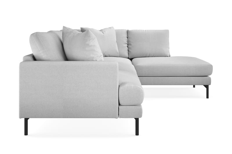 Menard 4-sits Högervänd L-formad Djup Schäslongsoffa i Tyg - Ljusgrå - Möbler - Vardagsrum - Soffor - Divansoffa & schäslong