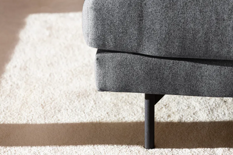 Menard 4-sits Högervänd L-formad Djup Schäslongsoffa i Tyg - Mörkgrå - Möbler - Vardagsrum - Soffor - Divansoffa & schäslong