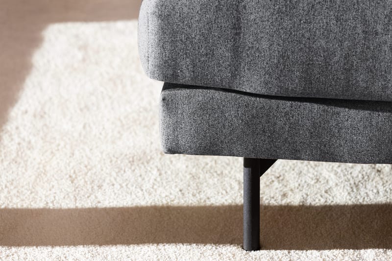 Menard 4-sits Högervänd L-formad Djup Schäslongsoffa i Tyg - Mörkgrå - Möbler - Vardagsrum - Soffor - Divansoffa & schäslong