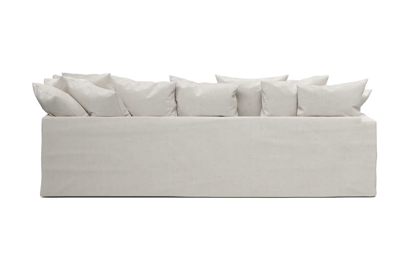 Menard 4-sits Högervänd L-formad Schäslongsoffa i Bouclé - Vit - Möbler - Vardagsrum - Soffor - Divansoffa & schäslong