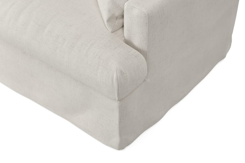 Menard 4-sits Högervänd L-formad Schäslongsoffa i Bouclé - Vit - Möbler - Vardagsrum - Soffor - Divansoffa & schäslong