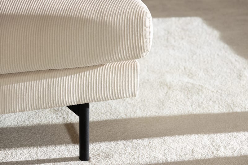 Menard 4-sits Vänstervänd L-formad Djup Schäslongsoffa i Manchester - Beige - Möbler - Vardagsrum - Soffor - Divansoffa & schäslong