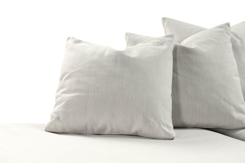 Menard 4-sits Vänstervänd L-formad Djup Schäslongsoffa i Tyg - Ljusgrå - Möbler - Vardagsrum - Soffor - Divansoffa & schäslong