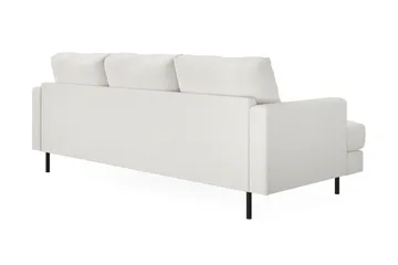 Menard Compact 3-sits Högervänd L-formad Divansoffa i Bouclé - Vit - Möbler - Vardagsrum - Soffor - Divansoffa & schäslong