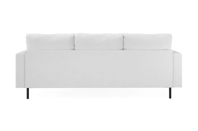Menard Compact 3-sits Högervänd L-formad Divansoffa i Bouclé - Vit - Möbler - Vardagsrum - Soffor - Divansoffa & schäslong