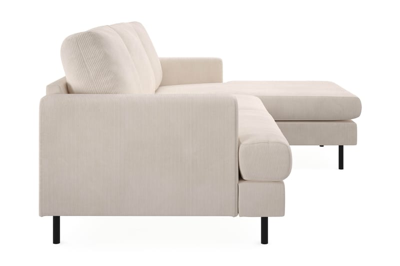 Menard Compact 3-sits Högervänd L-formad Divansoffa i Manchester - Beige - Möbler - Vardagsrum - Soffor - Divansoffa & schäslong