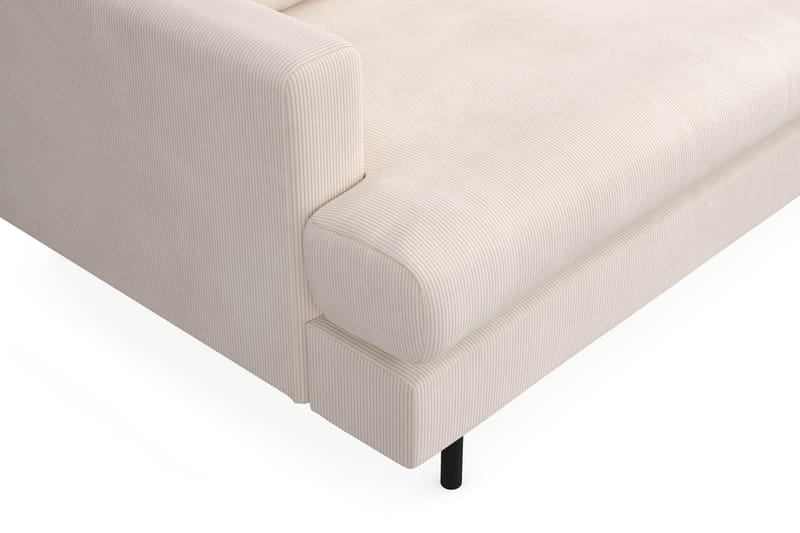 Menard Compact 3-sits Högervänd L-formad Divansoffa i Manchester - Beige - Möbler - Vardagsrum - Soffor - Divansoffa & schäslong
