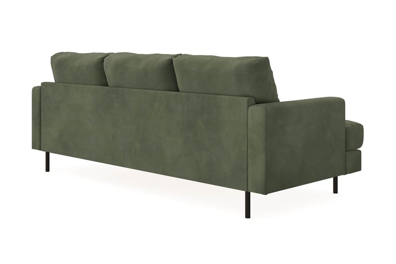 Menard Compact 3-sits Högervänd L-formad Divansoffa i Manchester - Grön - Möbler - Vardagsrum - Soffor - Divansoffa & schäslong