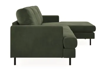 Menard Compact 3-sits Högervänd L-formad Divansoffa i Manchester - Grön - Möbler - Vardagsrum - Soffor - Divansoffa & schäslong