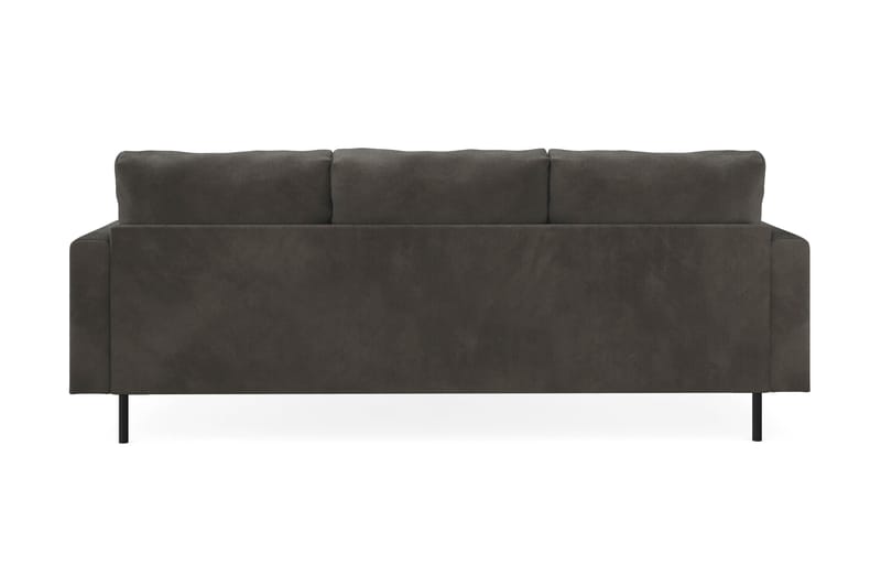 Menard Compact 3-sits Högervänd L-formad Divansoffa i Manchester - Mörkgrå - Möbler - Vardagsrum - Soffor - Divansoffa & schäslong