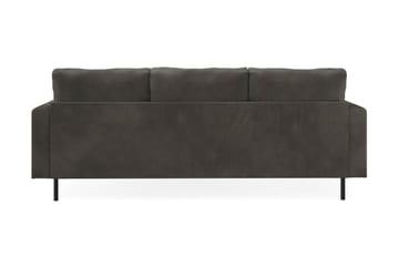 Menard Compact 3-sits Högervänd L-formad Divansoffa i Manchester - Mörkgrå - Möbler - Vardagsrum - Soffor - Divansoffa & schäslong