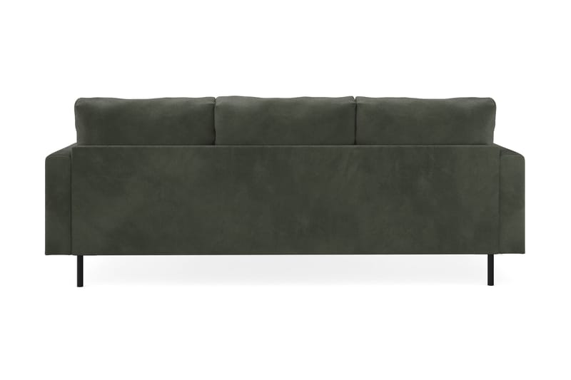 Menard Compact 3-sits Högervänd L-formad Divansoffa i Manchester - Mörkgrön - Möbler - Vardagsrum - Soffor - Divansoffa & schäslong