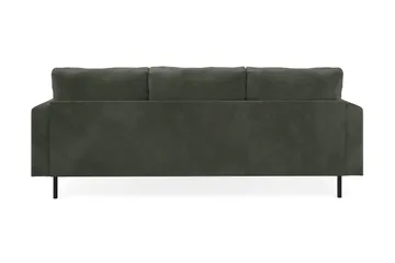 Menard Compact 3-sits Högervänd L-formad Divansoffa i Manchester - Mörkgrön - Möbler - Vardagsrum - Soffor - Divansoffa & schäslong