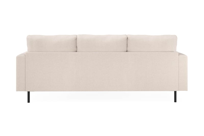 Menard Compact 3-sits Högervänd L-formad Divansoffa i Tyg - Beige - Möbler - Vardagsrum - Soffor - Divansoffa & schäslong