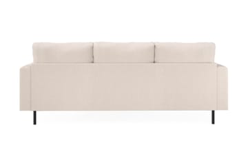 Menard Compact 3-sits Högervänd L-formad Divansoffa i Tyg - Beige - Möbler - Vardagsrum - Soffor - Divansoffa & schäslong