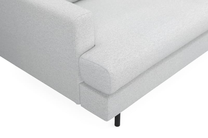 Menard Compact 3-sits Högervänd L-formad Divansoffa i Tyg - Ljusgrå - Möbler - Vardagsrum - Soffor - Divansoffa & schäslong