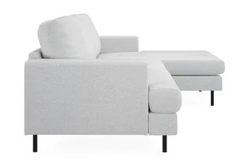 Menard Compact 3-sits Högervänd L-formad Divansoffa i Tyg - Ljusgrå - Möbler - Vardagsrum - Soffor - Divansoffa & schäslong