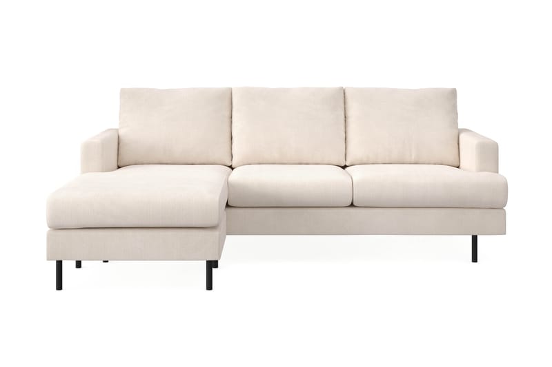 Menard Compact 3-sits Vänstervänd L-formad Divansoffa i Manchester - Beige - Möbler - Vardagsrum - Soffor - Divansoffa & schäslong