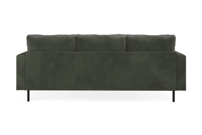 Menard Compact 3-sits Vänstervänd L-formad Divansoffa i Manchester - Mörkgrön - Möbler - Vardagsrum - Soffor - Divansoffa & schäslong
