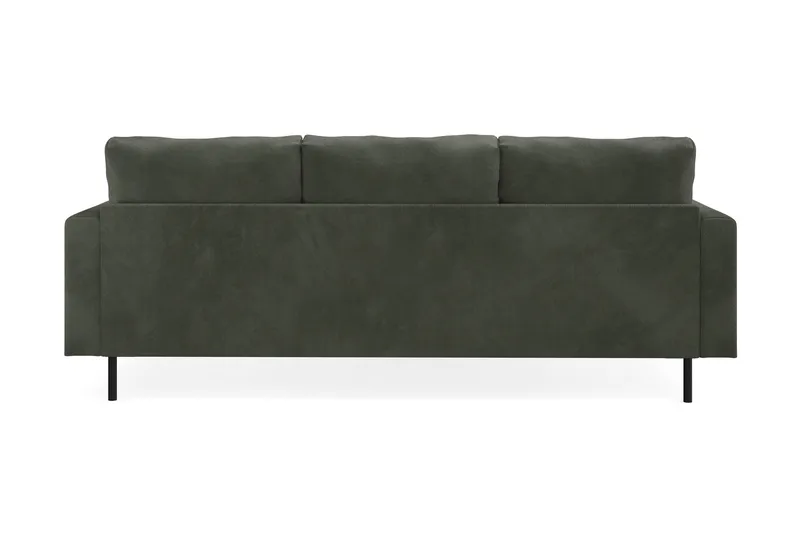 Menard Compact 3-sits Vänstervänd L-formad Divansoffa i Manchester - Mörkgrön - Möbler - Vardagsrum - Soffor - Divansoffa & schäslong