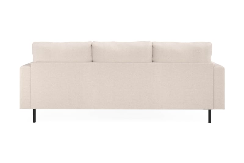Menard Compact 3-sits Vänstervänd L-formad Divansoffa i Tyg - Beige - Möbler - Vardagsrum - Soffor - Divansoffa & schäslong