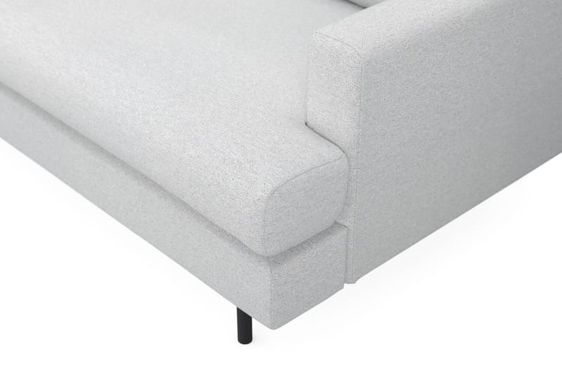 Menard Compact 3-sits Vänstervänd L-formad Divansoffa i Tyg - Ljusgrå - Möbler - Vardagsrum - Soffor - Divansoffa & schäslong