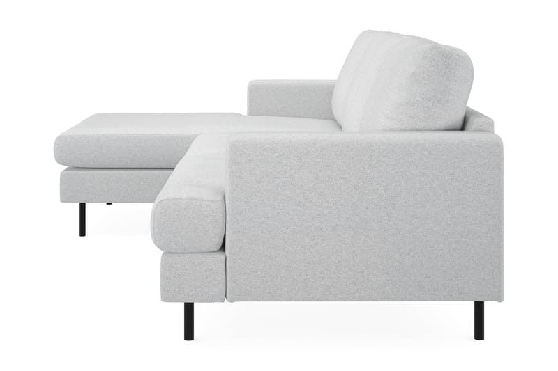 Menard Compact 3-sits Vänstervänd L-formad Divansoffa i Tyg - Ljusgrå - Möbler - Vardagsrum - Soffor - Divansoffa & schäslong