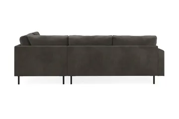 Menard Compact 4-sits Högervänd L-formad Schäslongsoffa i Manchester - Mörkgrå - Möbler - Vardagsrum - Soffor - Divansoffa & schäslong