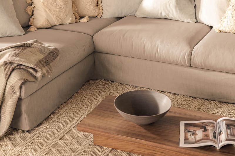 Menard Soffa med Schäslong Vänster Beige Tvättbar & avtagbar klädsel - Beige - Möbler - Vardagsrum - Soffor - Divansoffa & schäslong