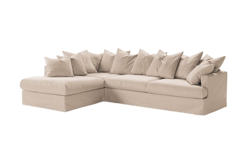 Menard Soffa med Schäslong Vänster Beige Tvättbar & avtagbar klädsel - Beige - Möbler - Vardagsrum - Soffor - Divansoffa & schäslong