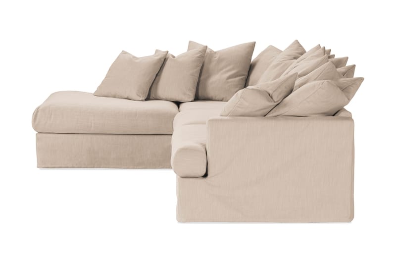 Menard Soffa med Schäslong Vänster Beige Tvättbar & avtagbar klädsel - Beige - Möbler - Vardagsrum - Soffor - Divansoffa & schäslong