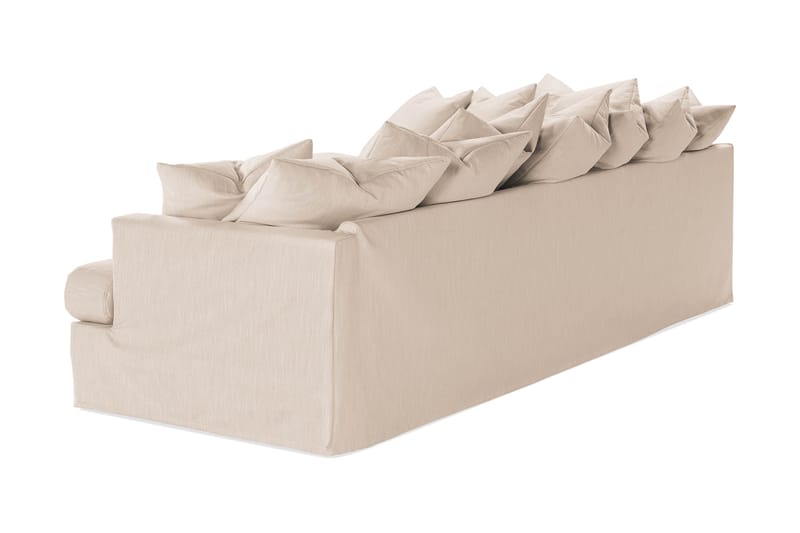 Menard Soffa med Schäslong Vänster Beige Tvättbar & avtagbar klädsel - Beige - Möbler - Vardagsrum - Soffor - Divansoffa & schäslong