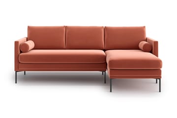 MICHELE 3-sits Divansoffa Orange/Rosa