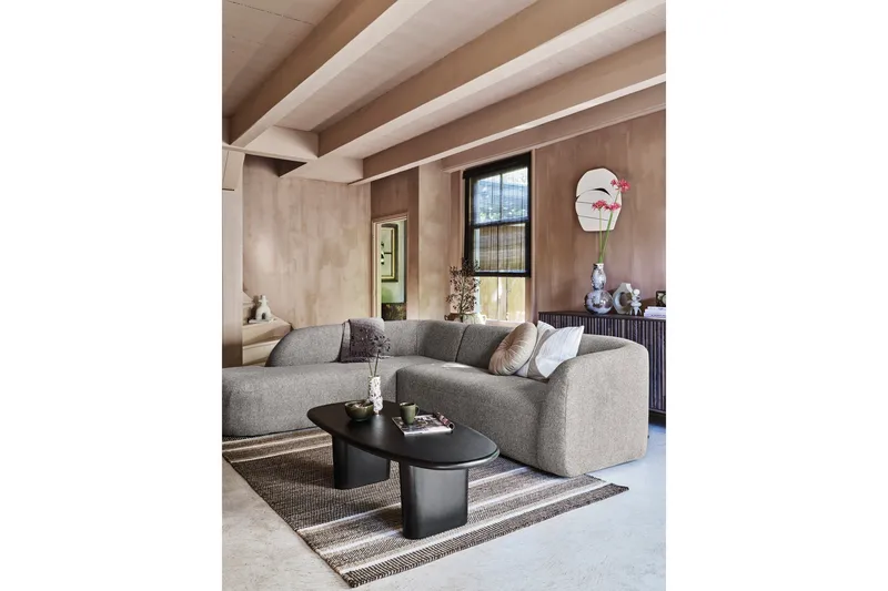 Mooli Soffa med Schäslong 3-sits - Grå - Möbler - Vardagsrum - Soffor - Divansoffa & schäslong