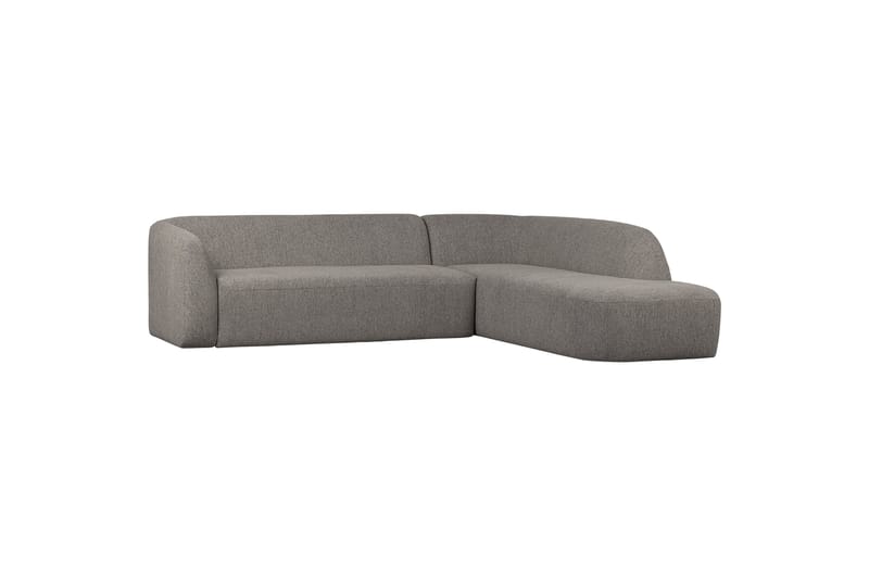 Mooli Soffa med Schäslong 3-sits Grå - Divansoffa & schäslong