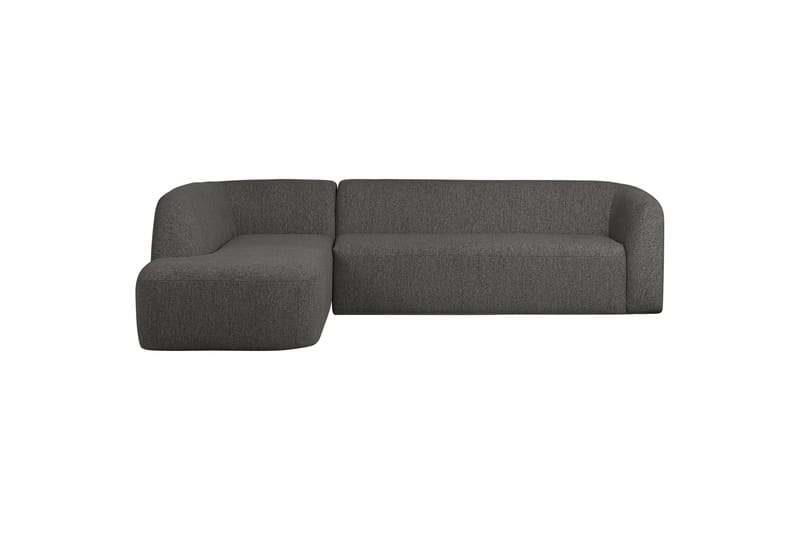 Mooli Soffa med Schäslong 3-sits Grå/Svart - Divansoffa & schäslong