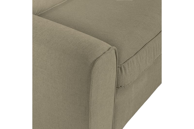 MUJO Soffa med Schäslong 3-sits Ljusgrön - Möbler - Vardagsrum - Soffor - Divansoffa & schäslong